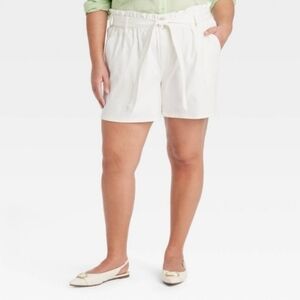 Ava & Viv High Waist Tie Shorts